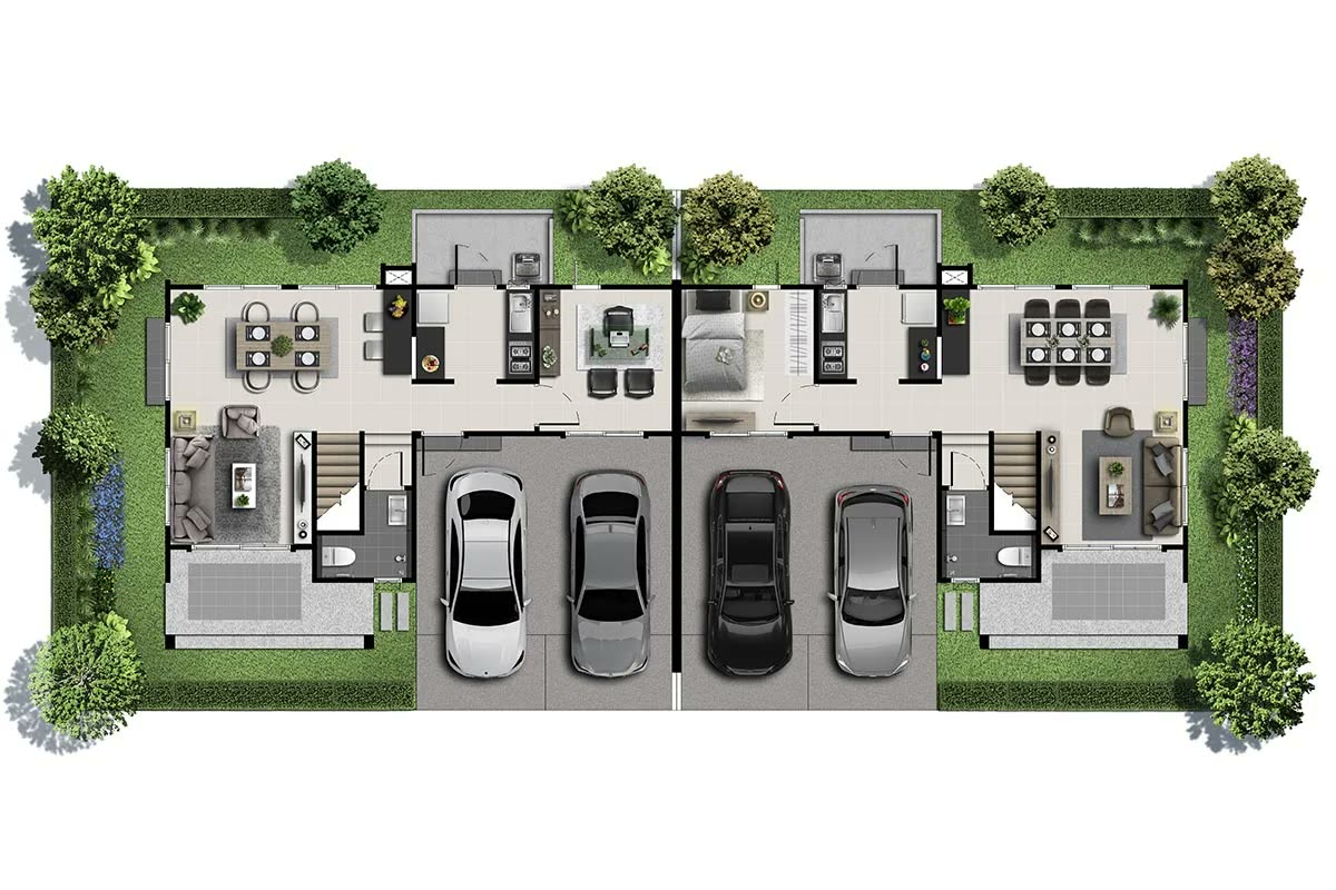 Quinoa 1st floor plan at Anasiri Paklok